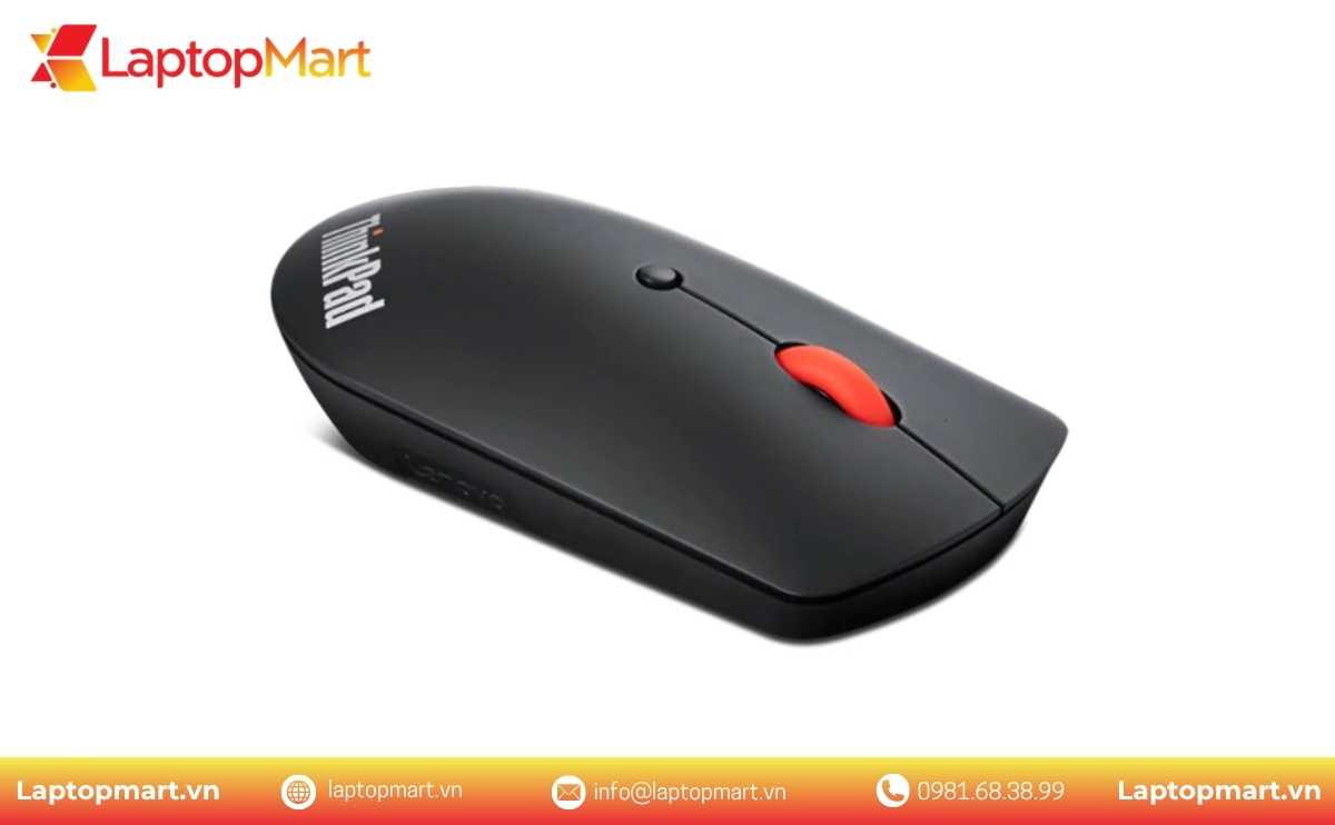 Hình Ảnh Chuột Không Dây Lenovo Thinkpad Bluetooth Slilent Mouse - Black - 4Y50X88822 | LaptopMart 02