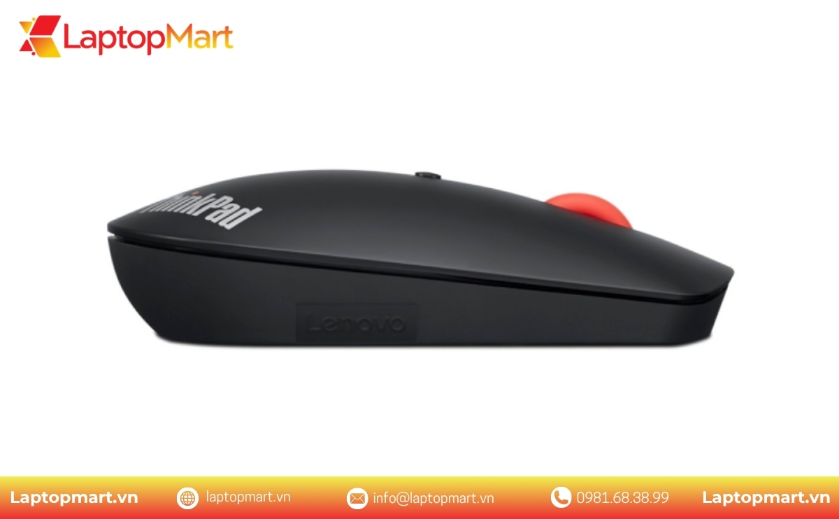Hình Ảnh Chuột Không Dây Lenovo Thinkpad Bluetooth Slilent Mouse - Black - 4Y50X88822 | LaptopMart 03