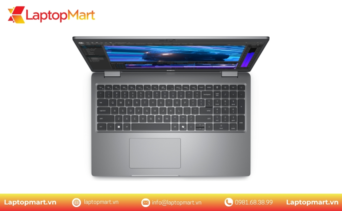Hình Ảnh Laptop Dell Precision 3591 | Core Ultra 7 165H vPro | Ram 16GB | SSD 512GB | RTX 2000 Ada / RTX 1000 Ada | 15.6 inch FHD | Win 11 Pro / Ubuntu | LaptopMart 02