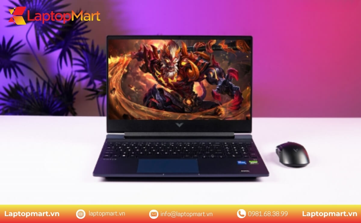 Hình Ảnh Laptop HP Victus 15-FA0033DX | Core i5-12450H | Ram 16GB | SSD 512GB | RTX 3050 4GB | 15.6 inch FHD | Win 11 | LaptopMart 01