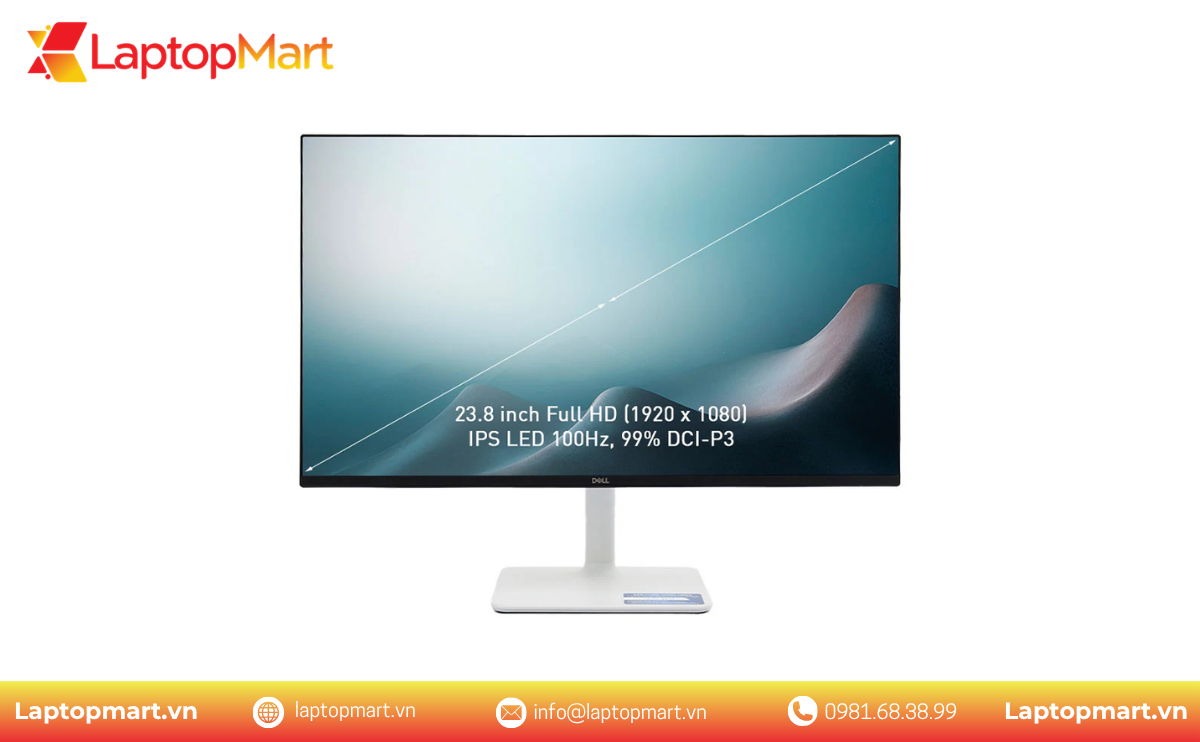 Hình Ảnh Màn Hình Dell S2425H (23.8 inch - FHD - IPS - 100Hz - 4ms - Speaker10W - TUV EyeComfort4) | LaptopMart 02