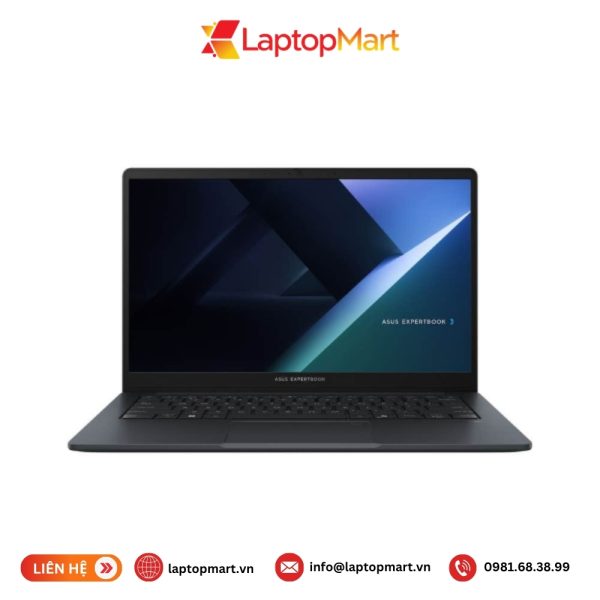 Laptop ASUS ExpertBook B3 | Core Ultra 5 225H / Core Ultra 7 255H | Ram 16GB | SSD 512GB | 14inch WUXGA | Win 11 | LaptopMart