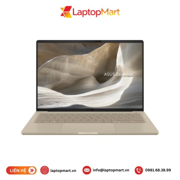 Laptop ASUS Zenbook A14 | Snapdragon X X1 26 100 | Ram 16GB | SSD 512GB | 14inch WUXGA OLED | Win 11 | LaptopMart