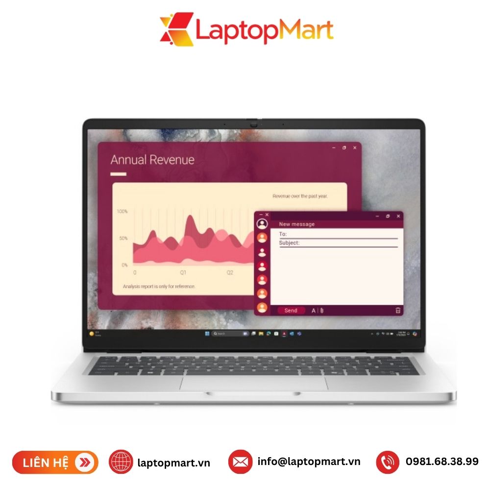 Laptop Dell Pro 14 PC14250 Core Ultra 5 225U Core Ultra 5 235UCore Ultra 7 255U Core Ultra 7 265U Ram 8GB16GB32GB SSD 512GB 1TB 14 inch FHD+_1 Laptop Dell Pro 14 PC14250 Core Ultra 5 225U Core Ultra 5 235UCore Ultra 7 255U Core Ultra 7 265U Ram 8GB16GB32GB SSD 512GB 1TB 14 inch FHD+_laptopmart