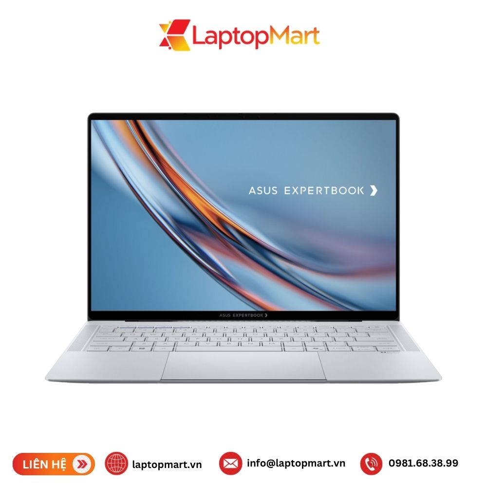 Laptop ASUS ExpertBook B9 B9406CAA-X7321TW Ultra X7 358H Ram 32GB SSD 1TB 14 inch WUXGA Win 11-1 Laptop-ASUS-ExpertBook-B9-B9406CAA-X7321TW-Ultra-X7-358H-Ram-32GB-SSD-1TB-14-inch-WUXGA-Win-11-laptopmart