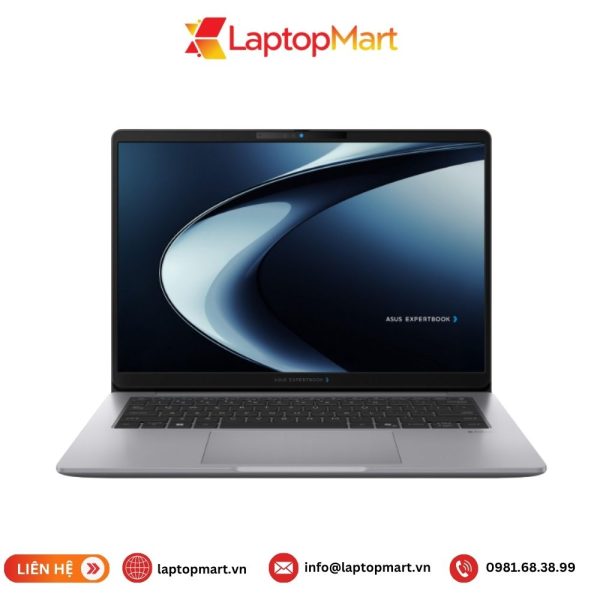 Laptop ASUS ExpertBook P3 G1 Core Ultra 5 225H Ultra 7 255H Ram 16GB SSD 512GB 14 inch WUXGA Win 11-laptopmart